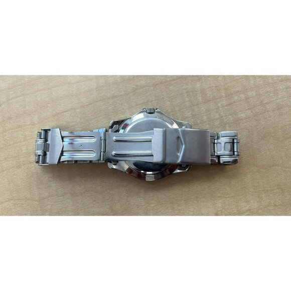 VTG Relic Mens Blue Dial Day Date Stainless ZR15279 Watch New Battery -Nice!! - Picture 5 of 6